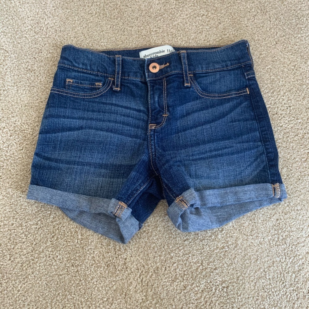 jean shorts from abercrombie